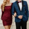 Royal Blue Shawl Lapel 2 Piece Slim fit Men's Suit