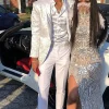 Silm Fit Shawl Lapel White Men's Prom Blazer