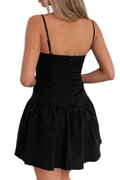 Simple A-Line Spaghetti Straps Mini White Graduation Dress