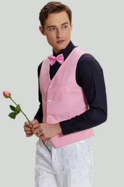 White Jacquard Satin 2 Piece Shawl Lapel Men's Prom Suits