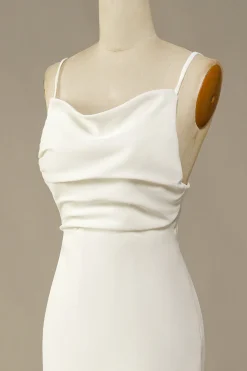 White Mermaid Long Wedding Dress